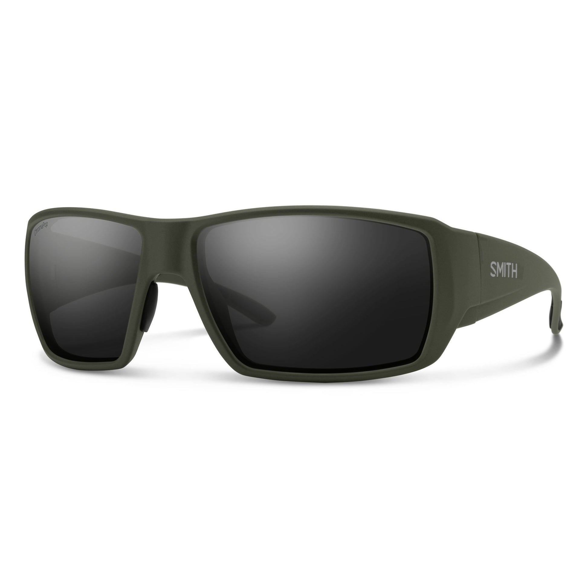 Smith Guides Choice XL Sunglasses Matte Moss / ChromaPop Polarized Black Sunglasses