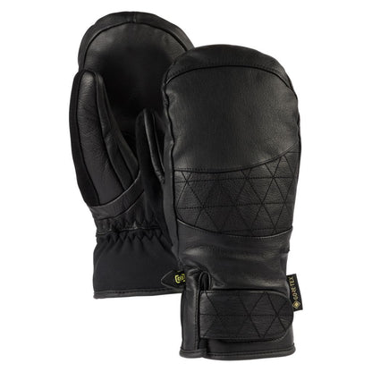 Women's Burton Gondy GORE-TEX Leather Mittens True Black Snow Mitts