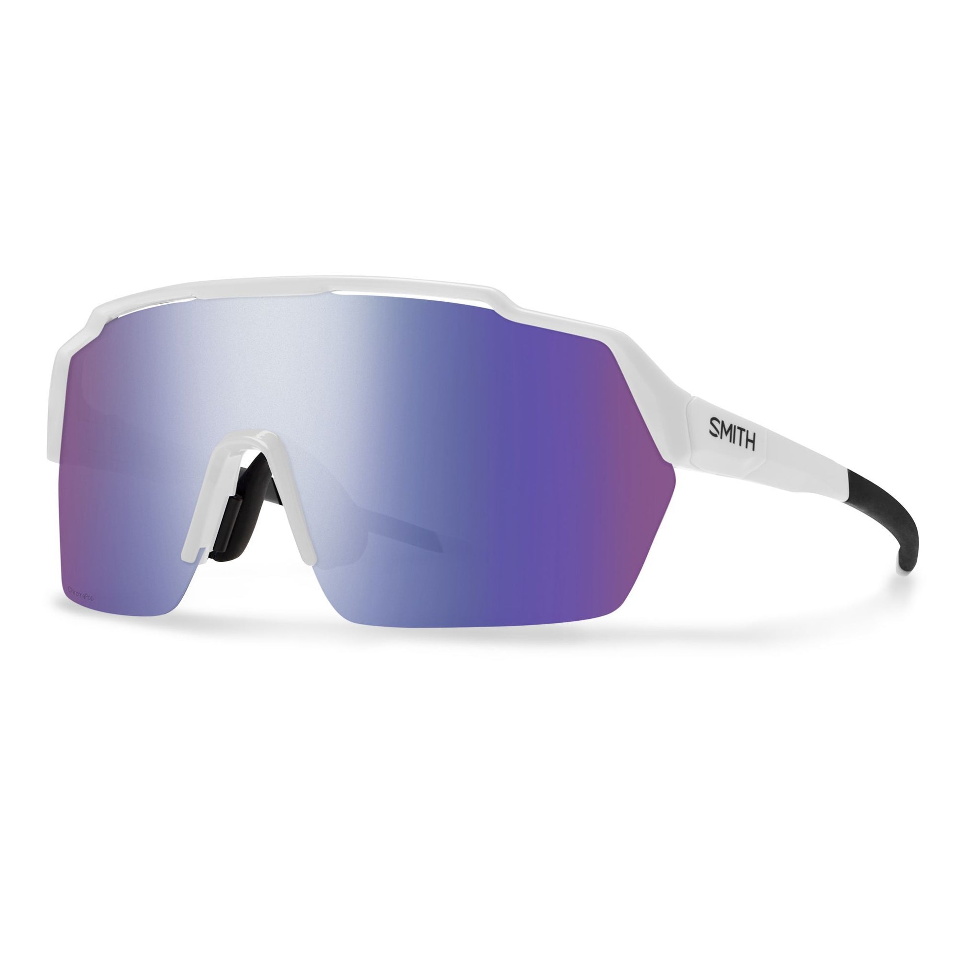 Smith Shift Split MAG Sunglasses White ChromaPop Violet Mirror - Smith Sunglasses