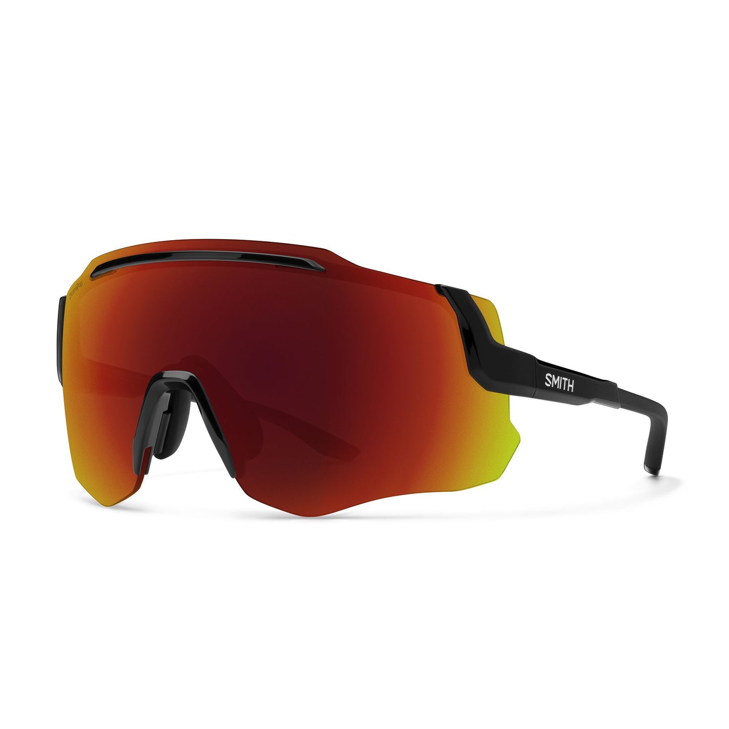 Smith Momentum Sunglasses Black ChromaPop Red Mirror - Smith Sunglasses