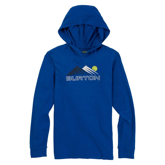 Burton Kids' Ripton Hooded Long Sleeve T-Shirt Lapis Blue S LS Shirts