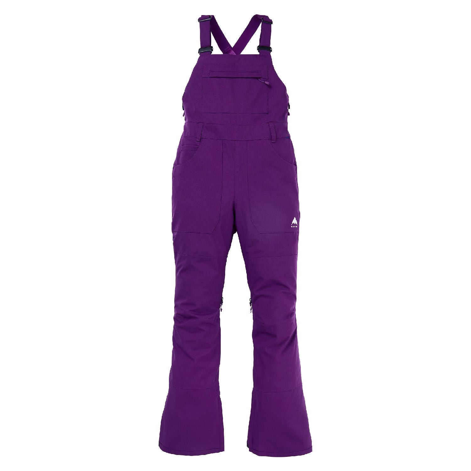 Women's Burton Avalon Stretch 2L Bib Pants - Tall Imperial Purple M - Burton Snow Pants