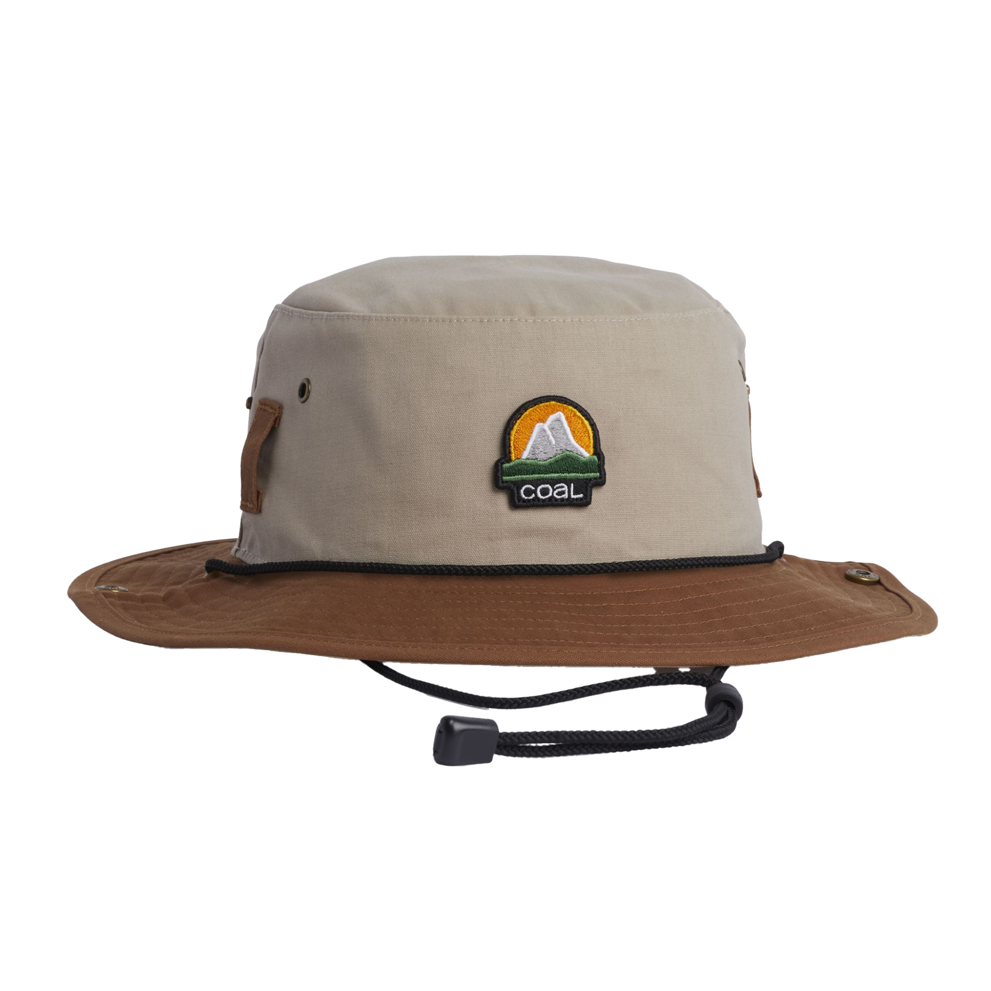 Coal Seymour Bucket Hat Light Brown Blocked Hats