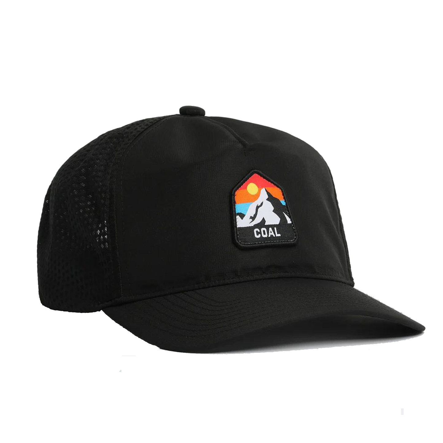 Coal One Peak Hat Black OS Hats