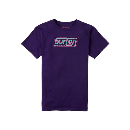 Burton Kids' Bryson Short Sleeve T-Shirt Parachute Purple - Burton SS Shirts