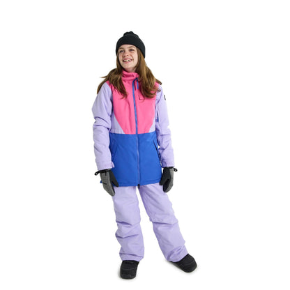 Girls' Burton Khione 2L Jacket Fuchsia Fusion Supernova Amparo Blue - Burton Snow Jackets