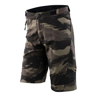 Troy Lee Designs Youth Skyline Shorts Shell Brushed Camo Military 22 - Troy Lee Designs Bike Shorts