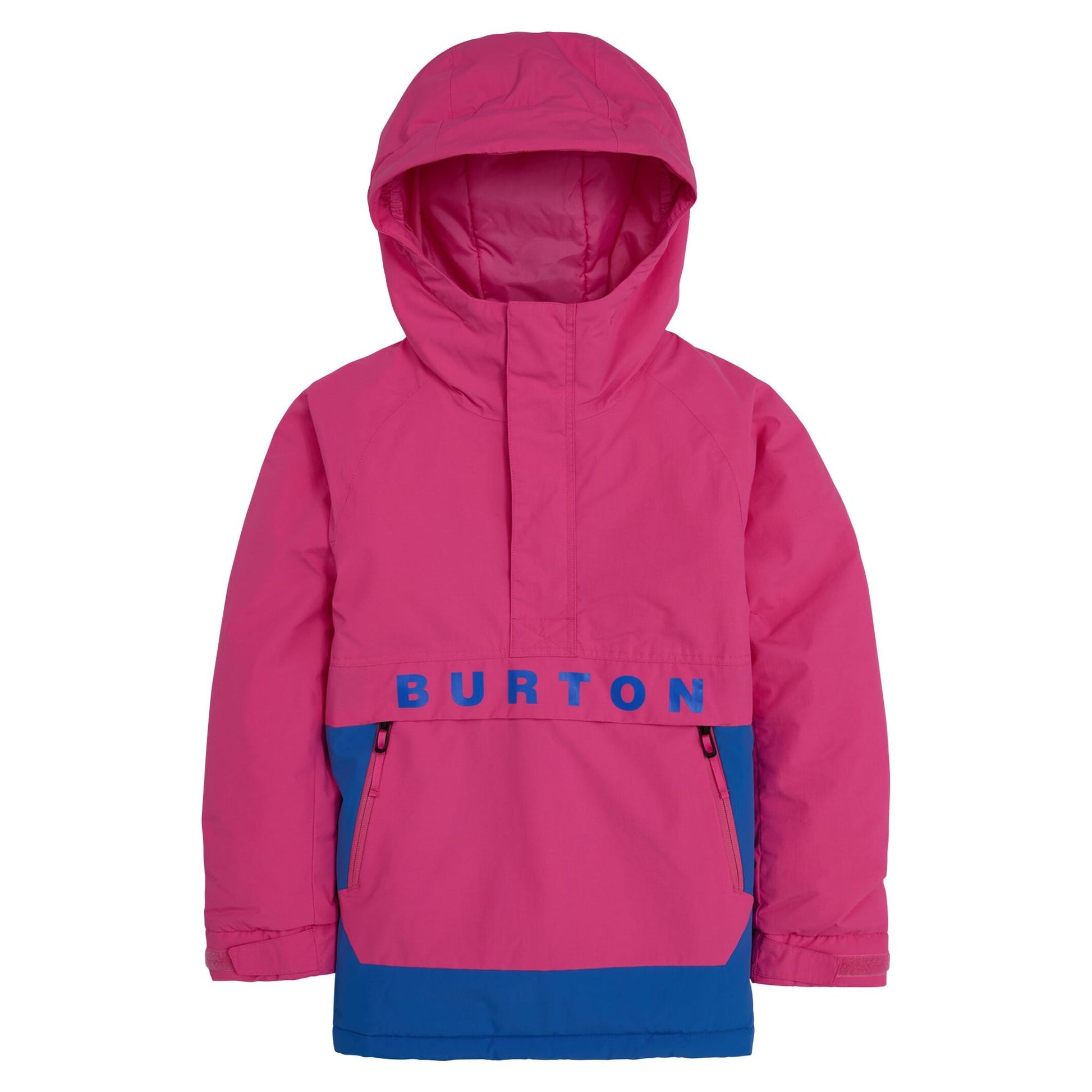 Kids' Burton Frostner 2L Anorak Jacket Fuchsia Fusion Amparo Blue - Burton Snow Jackets