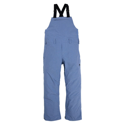 Men's Burton Snowdial 2L Bib Pants Slate Blue - Burton Snow Pants