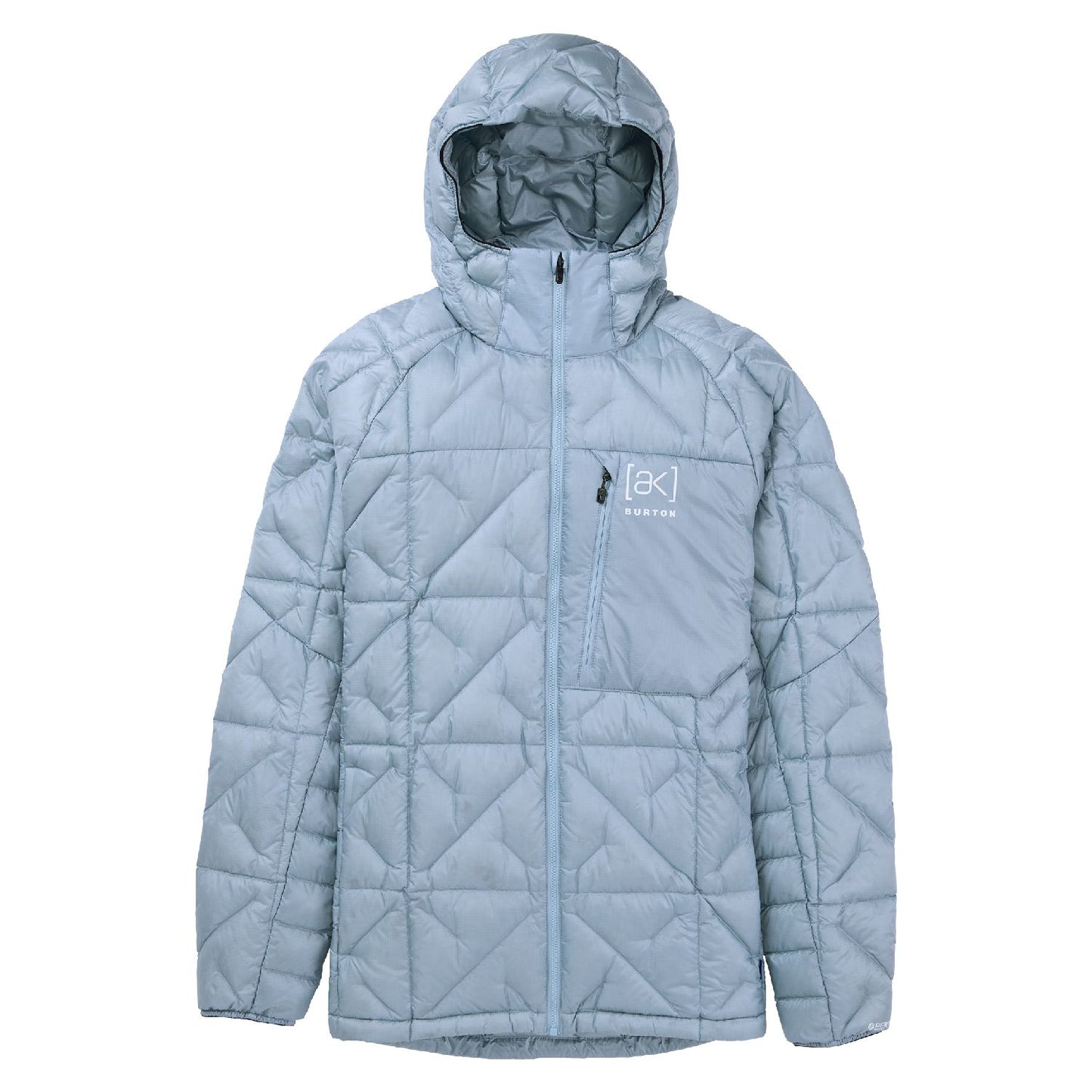 Men's Burton [ak] Baker Hooded Down Jacket Dusty Blue - Burton Insulators & Fleece