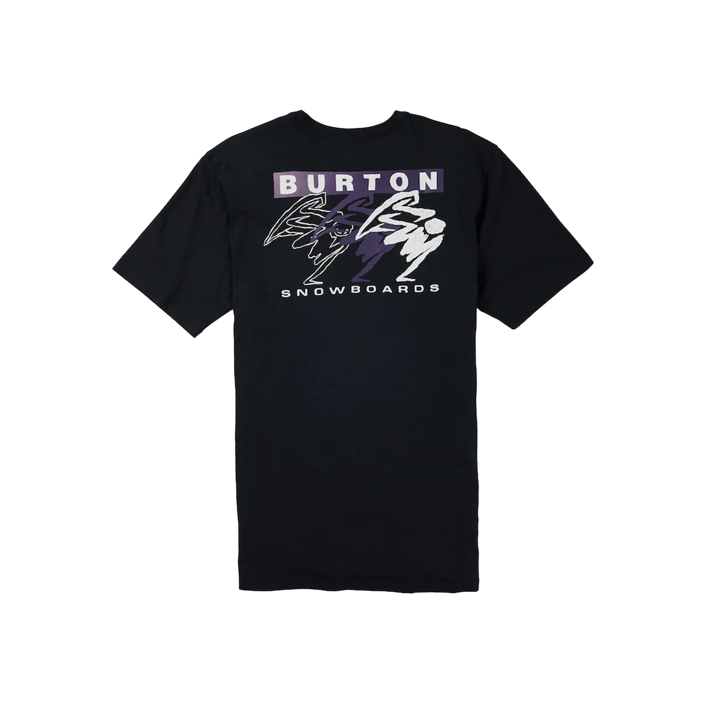 Men's Burton Macatowa Short Sleeve T-Shirt True Black SS Shirts