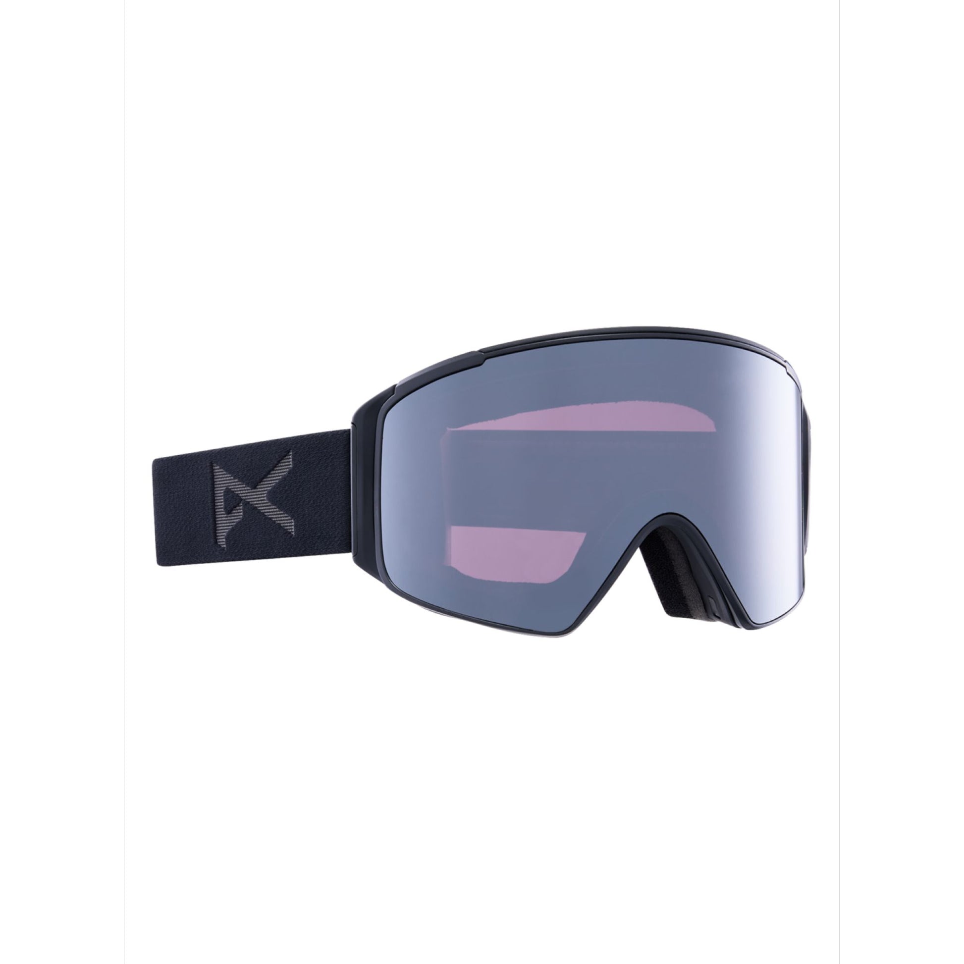 Anon M4S Cylindrical Low Bridge Goggles + Bonus Lens Smoke Perceive Sunny Onyx - Anon Snow Goggles