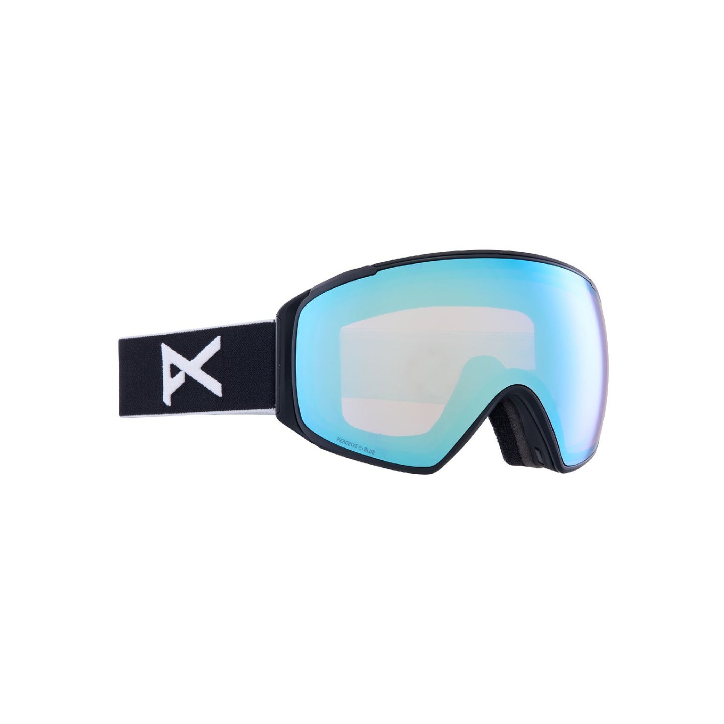 Anon M4S Toric Low Bridge Goggles + Bonus Lens Black Perceive Variable Blue - Anon Snow Goggles