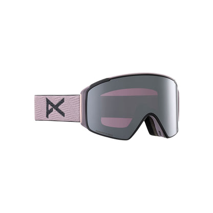 Anon M4S Cylindrical Goggles + Bonus Lens + MFI Face Mask Elderberry Perceive Sunny Onyx - Anon Snow Goggles