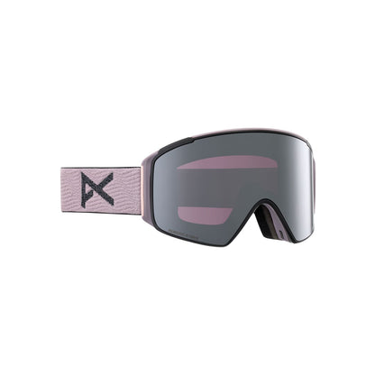 Anon M4S Cylindrical Low Bridge Goggles + Bonus Lens Elderberry Perceive Sunny Onyx - Anon Snow Goggles