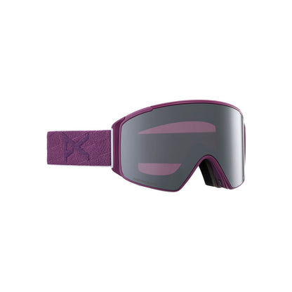 Anon M4S Cylindrical Low Bridge Goggles + Bonus Lens Grape Perceive Sunny Onyx - Anon Snow Goggles