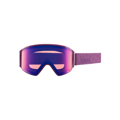 Anon M4S Cylindrical Low Bridge Goggles + Bonus Lens Grape Perceive Sunny Onyx - Anon Snow Goggles