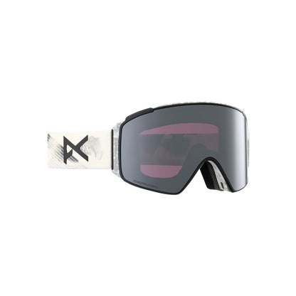 Anon M4S Cylindrical Low Bridge Goggles + Bonus Lens Flight Attendant Perceive Sunny Onyx - Anon Snow Goggles