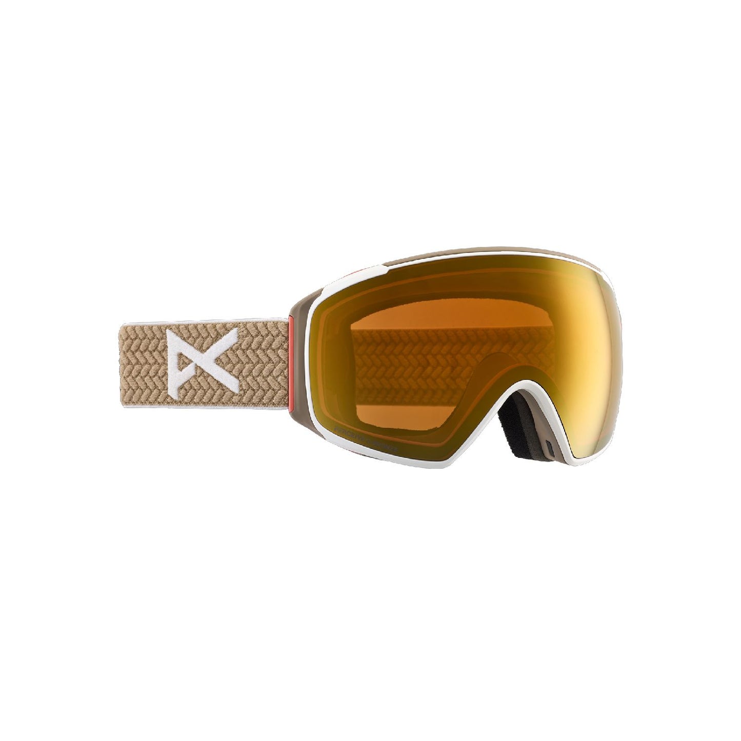 Anon M4S Toric Goggles + Bonus Lens + MFI face mask Summit Taupe Perceive Sunny Bronze - Anon Snow Goggles