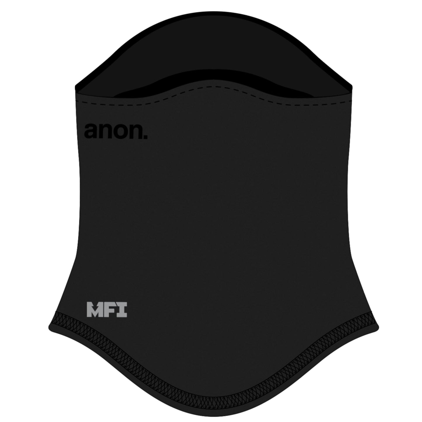 Anon MFI Wool Neckwarmer Black OS Neck Warmers & Face Masks