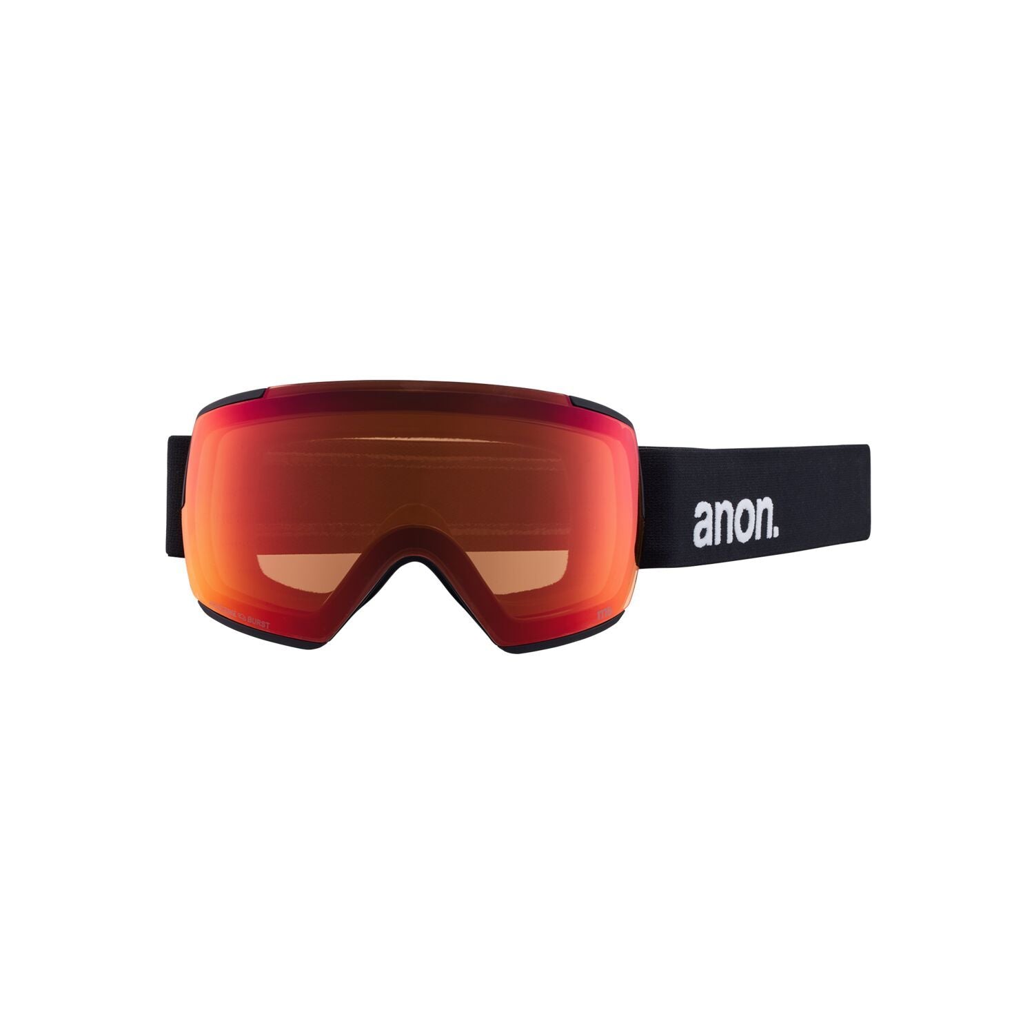 Anon M5 Low Bridge Snow Goggles Black Perceive Sunny Red Snow Goggles