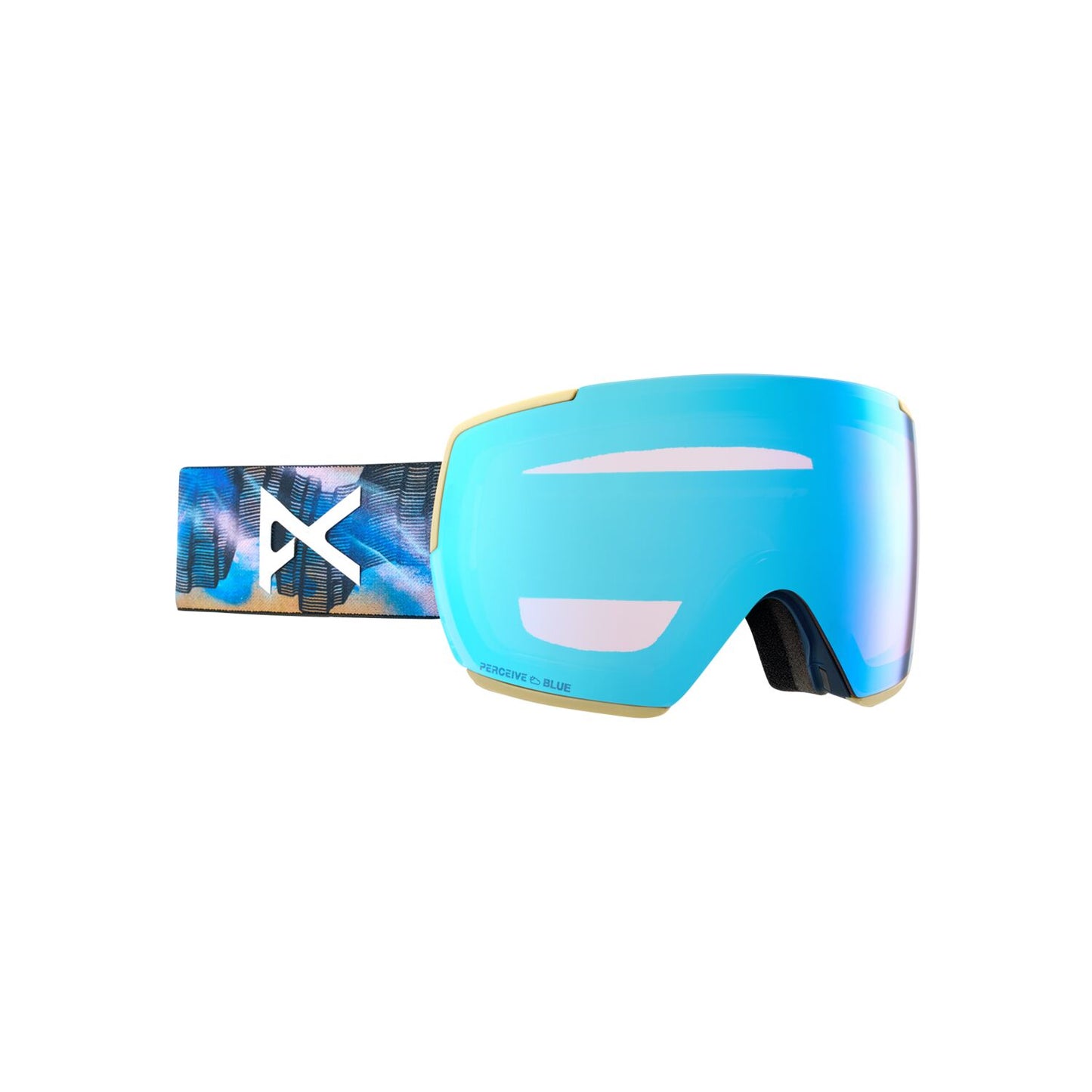 Anon M5 Low Bridge Snow Goggles Chet Malinow Perceive Variable Blue Snow Goggles