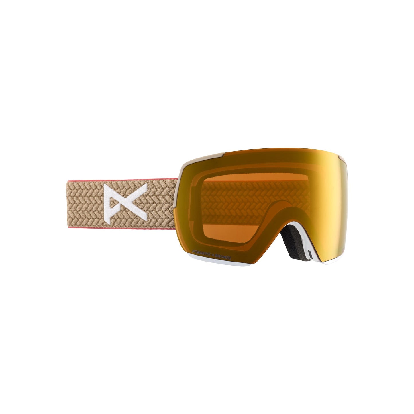 Anon M5S Low Bridge Snow Goggles Summit Taupe Perceive Sunny Bronze - Anon Snow Goggles