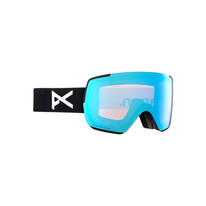 Anon M5S Low Bridge Snow Goggles Black Perceive Variable Blue - Anon Snow Goggles