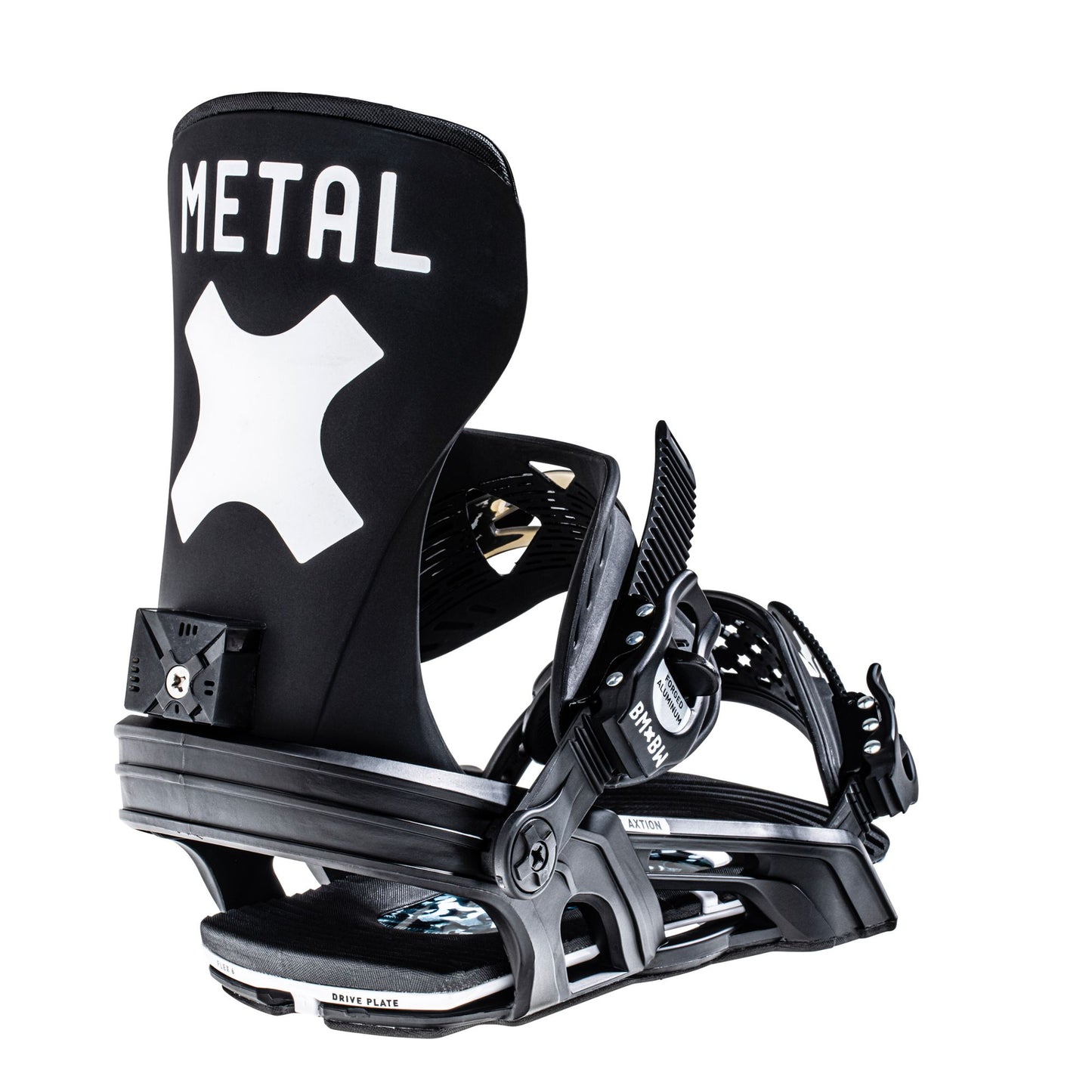 Bent Metal Axtion Snowboard Bindings Black Snowboard Bindings