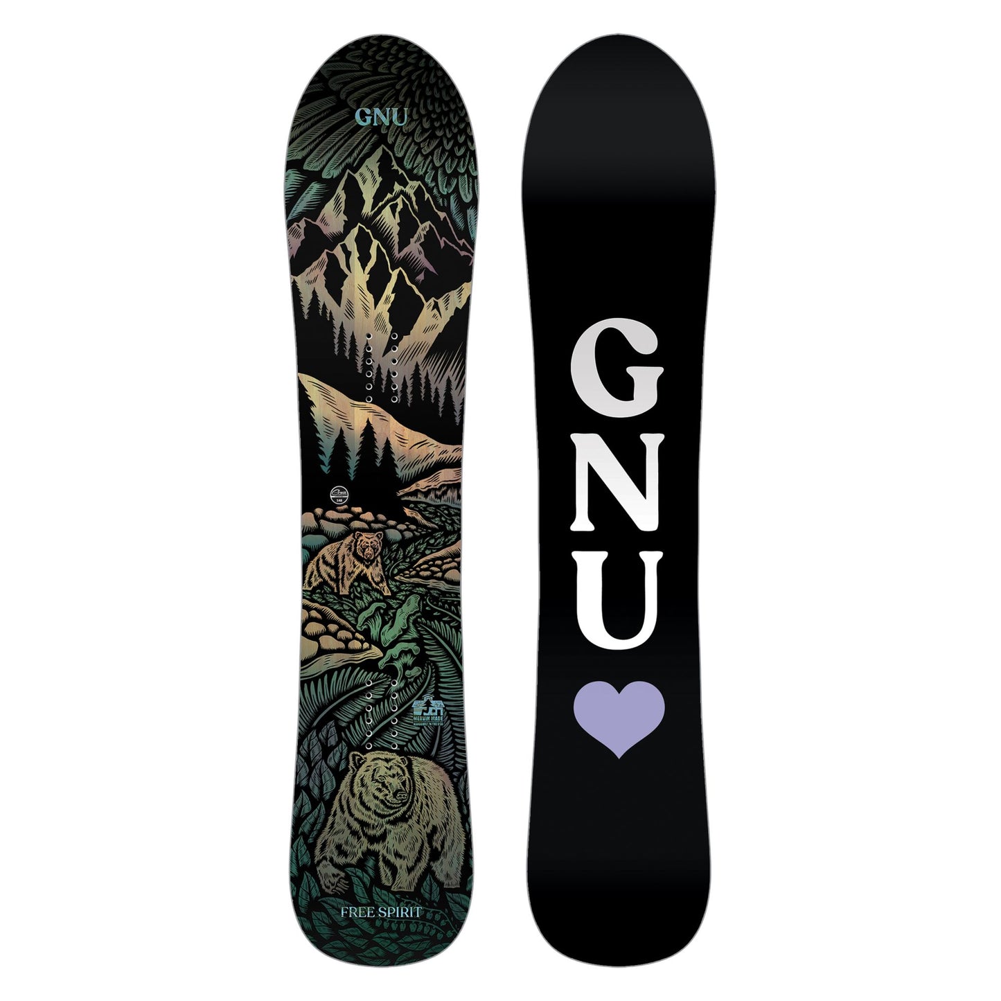 GNU Women's Free Spirit Snowboard 2024 - GNU Snowboards