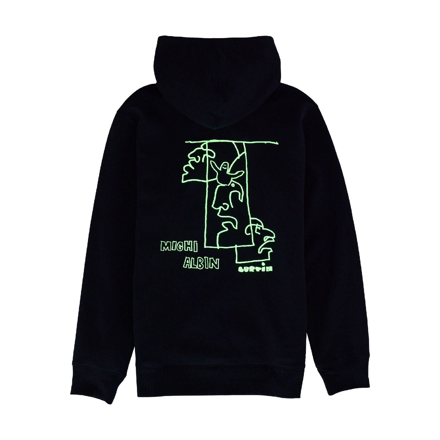 Burton Michi Albin Hoodie True Black - Burton Sweatshirts & Hoodies