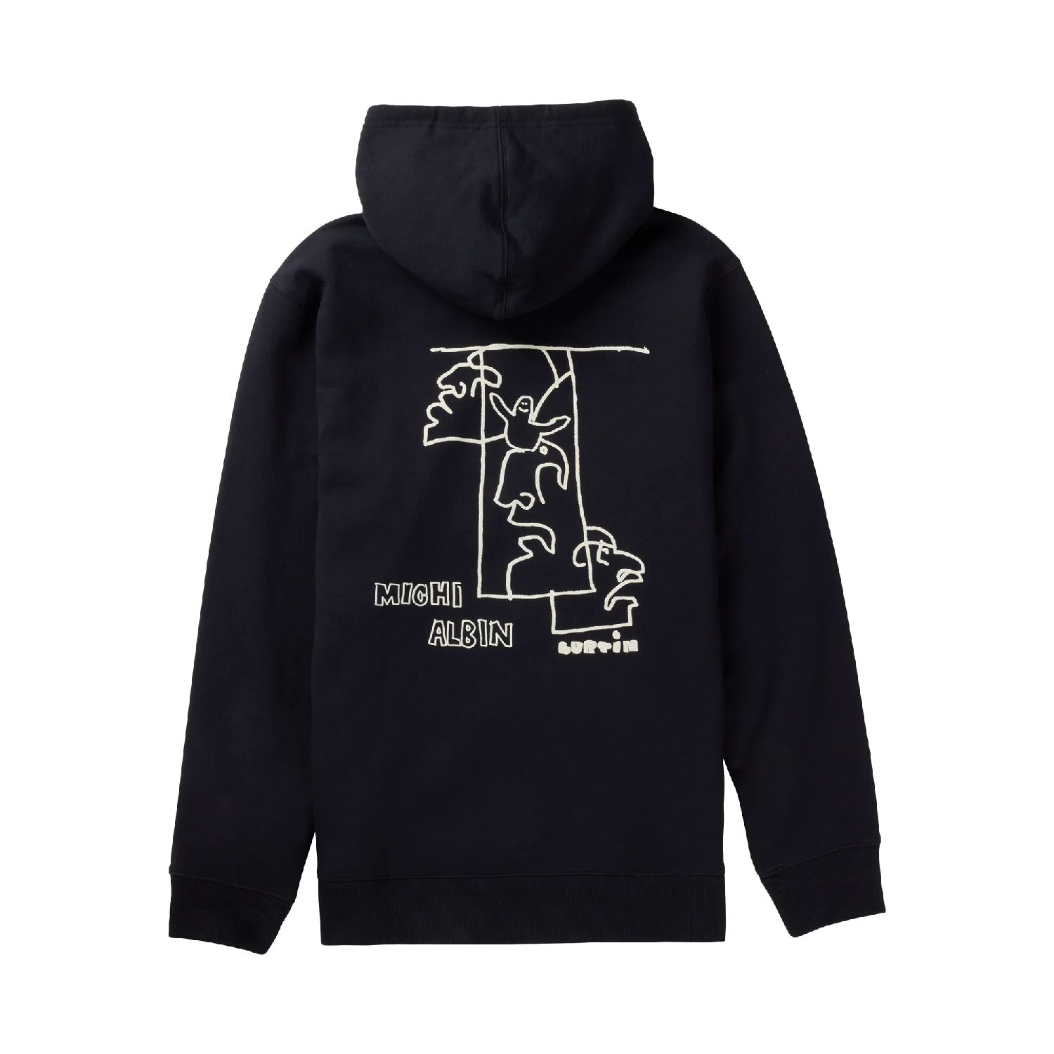 Burton Michi Albin Hoodie True Black - Burton Sweatshirts & Hoodies