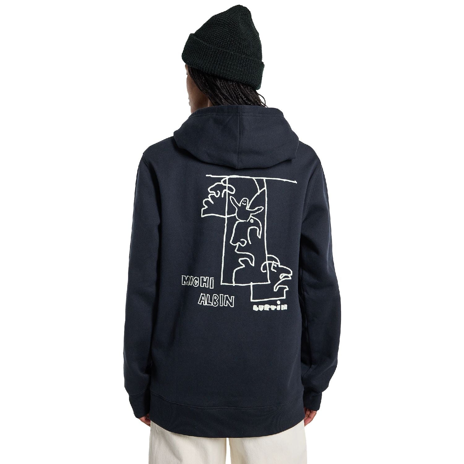 Burton Michi Albin Hoodie True Black - Burton Sweatshirts & Hoodies