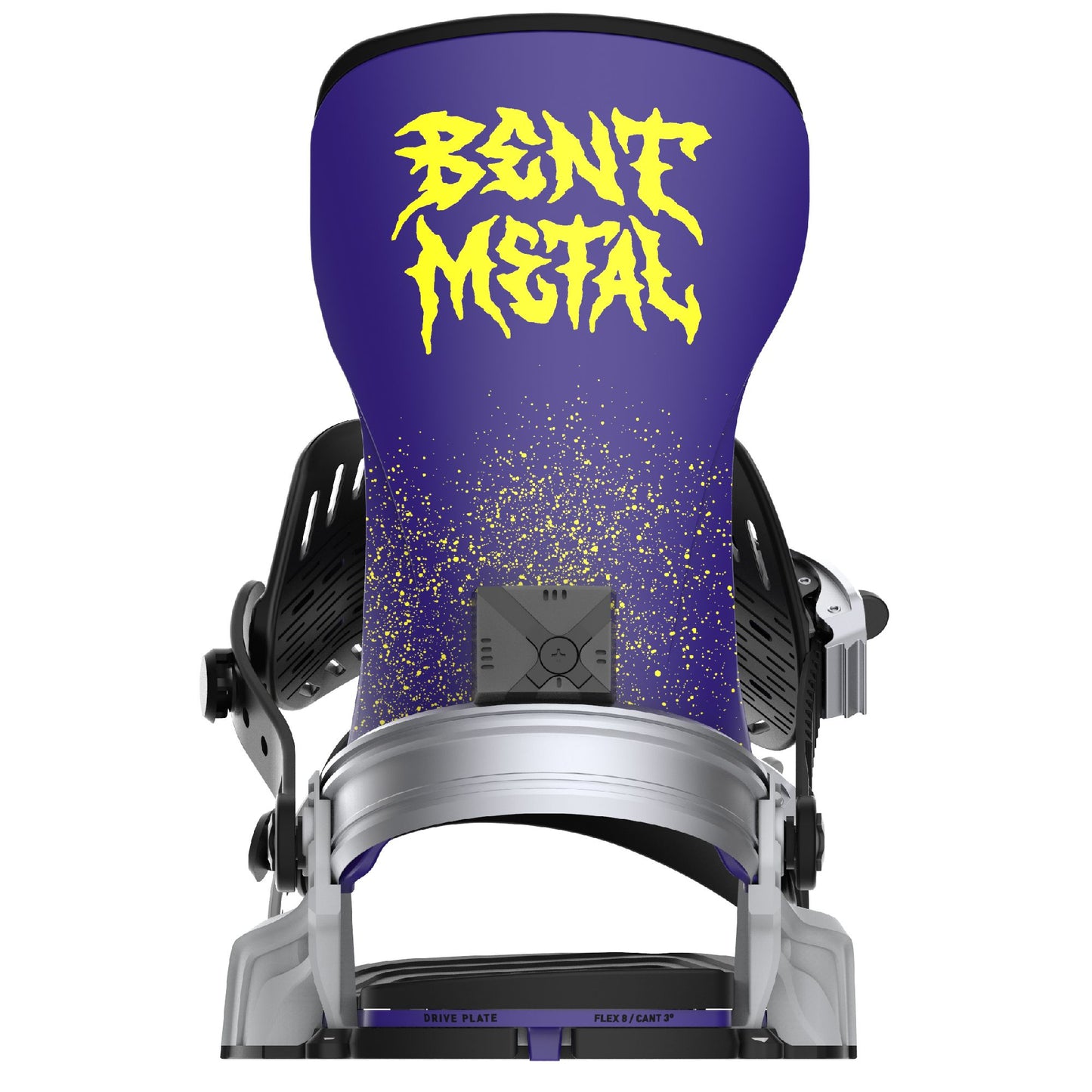 Bent Metal Transfer Snowboard Bindings Grey Purple - Bent Metal Snowboard Bindings