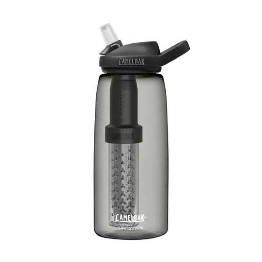 Camelbak eddy+ filtered by LifeStraw 32oz Charcoal OS Water Bottles & Hydration Packs