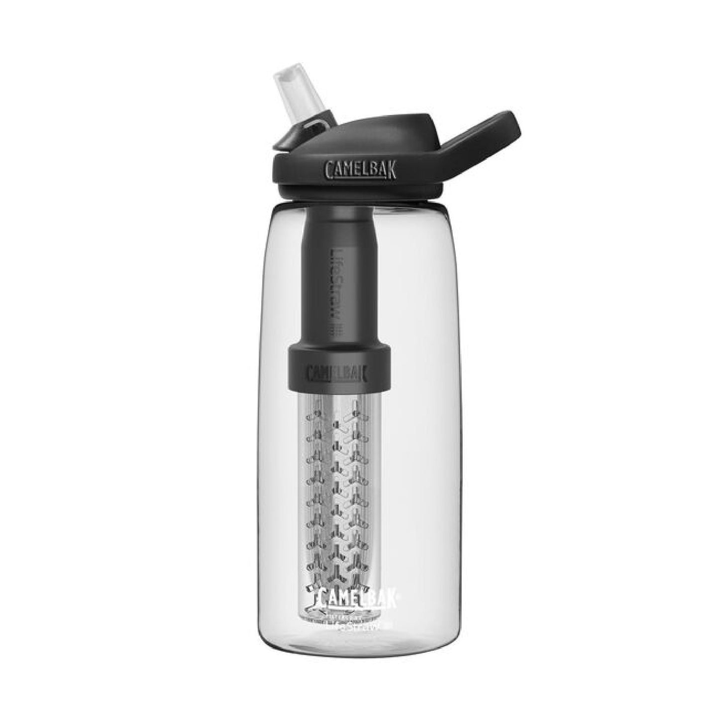 Camelbak eddy+ filtered by LifeStraw 32oz Clear OS Water Bottles & Hydration Packs
