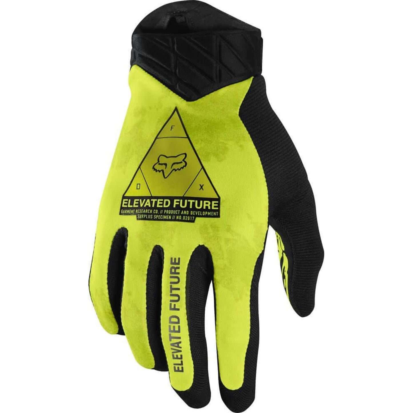 Fox Flexair Elevated Glove Day Glo Yellow Bike Gloves