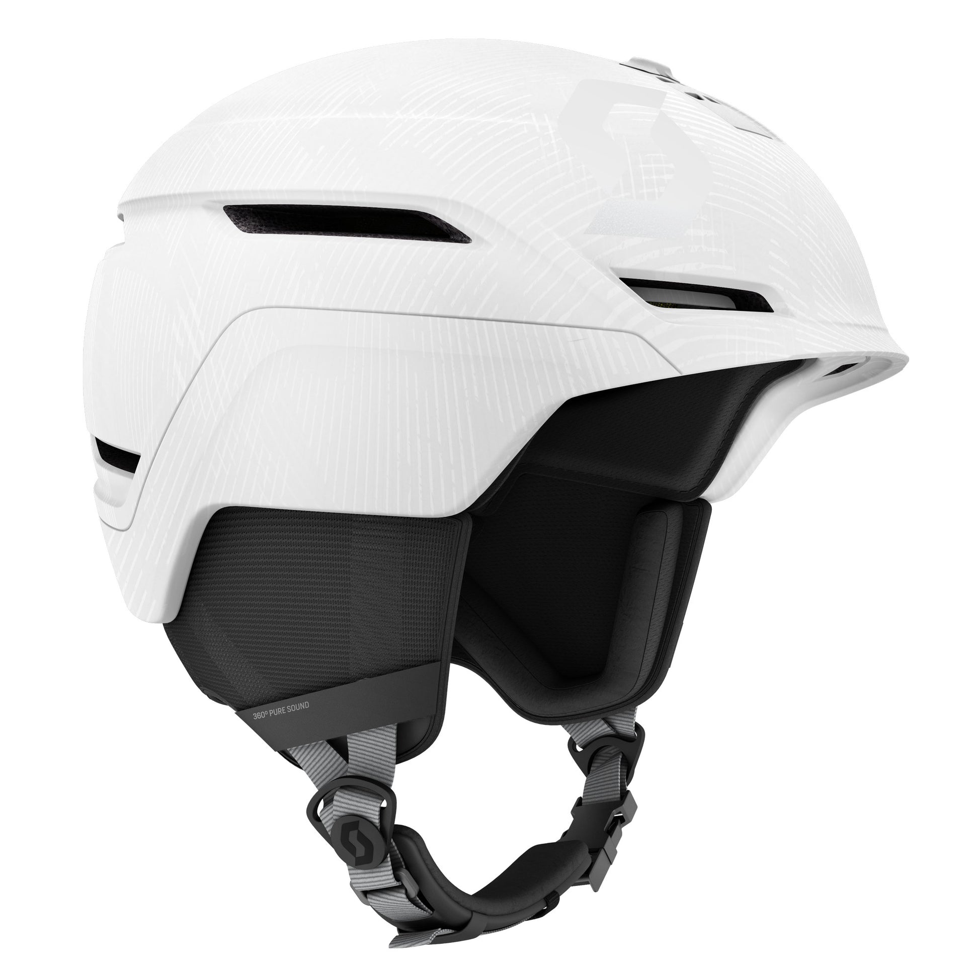 Scott Symbol 2 Plus Snow Helmet - Openbox White Vogue Silver M - Scott Snow Helmets