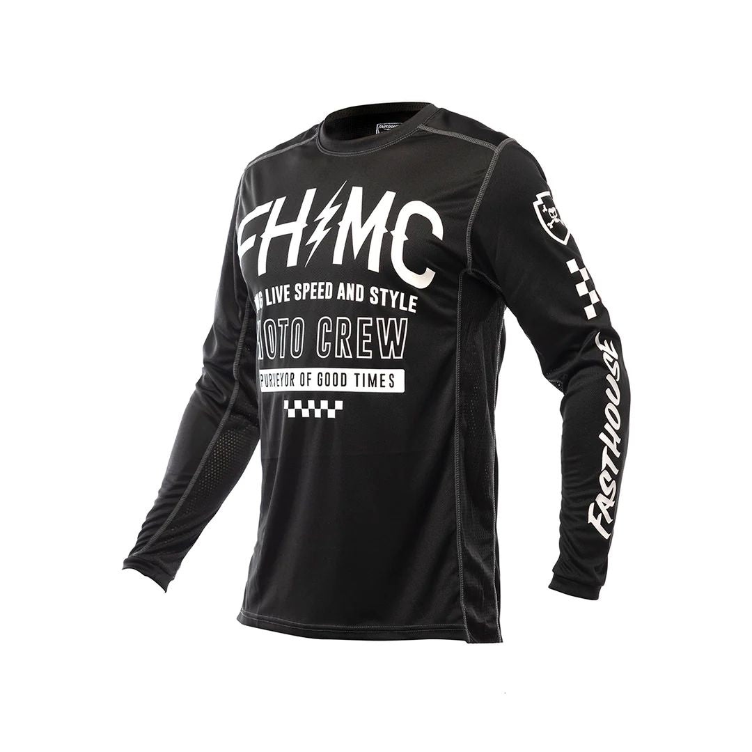 Fasthouse Youth Grindhouse Cypher Jersey Black YM Bike Jerseys
