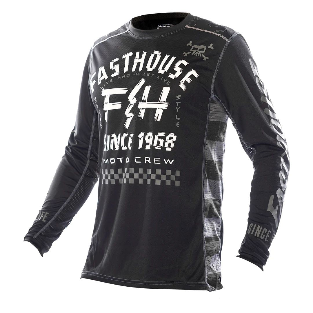 Fasthouse Off-Road Jersey Black/White Bike Jerseys