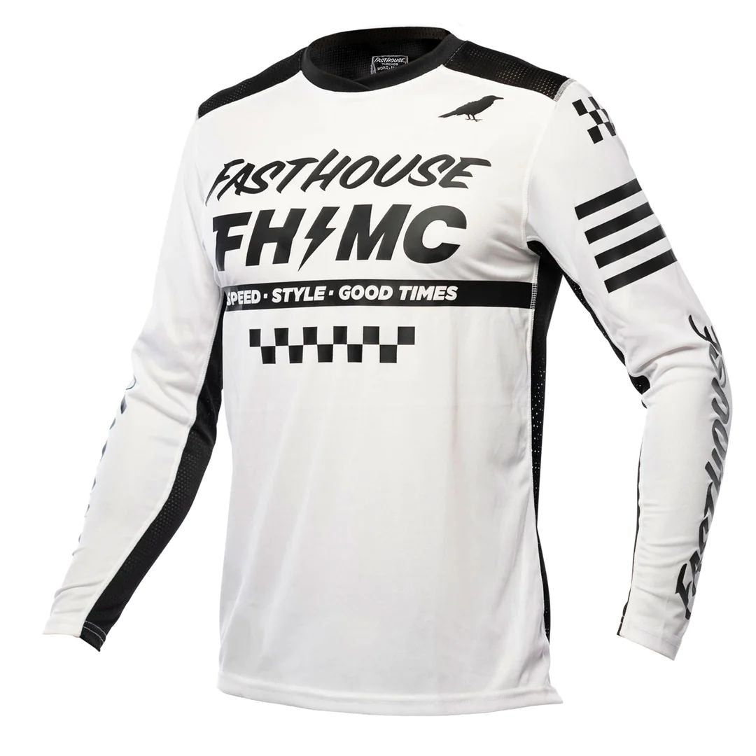 Fasthouse A/C Elrod Jersey White Bike Jerseys
