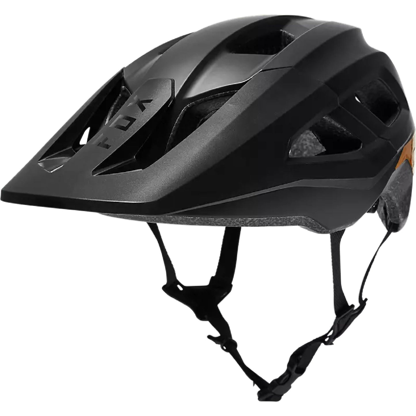 Fox Youth Mainframe Helmet Black/Gold OS Bike Helmets