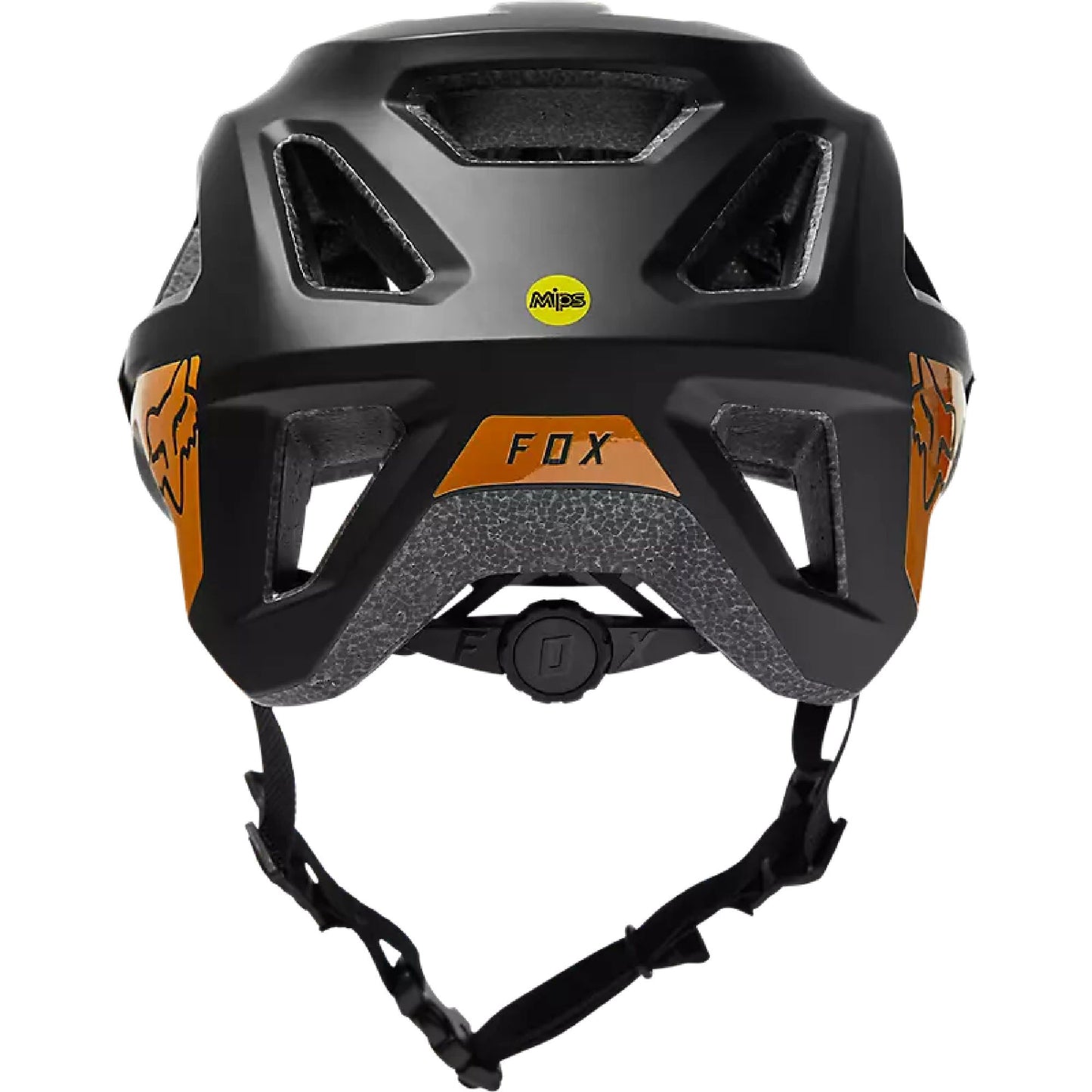 Fox Youth Mainframe Helmet Black/Gold OS Bike Helmets