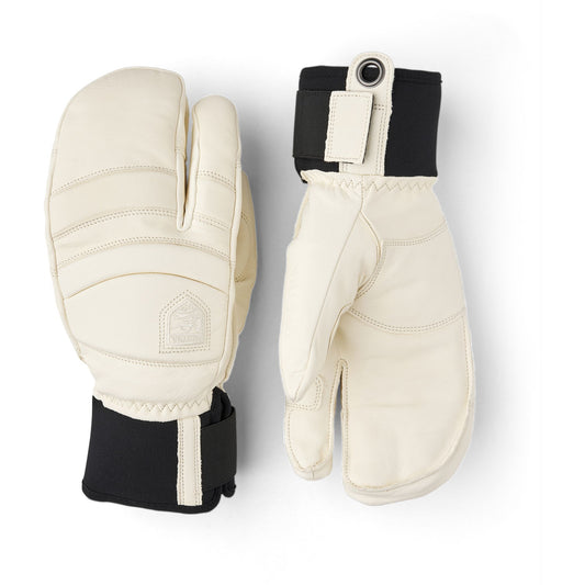 Hestra Alpine Pro Fall Line 3-Finger Glove Almond White/Almond White Snow Gloves