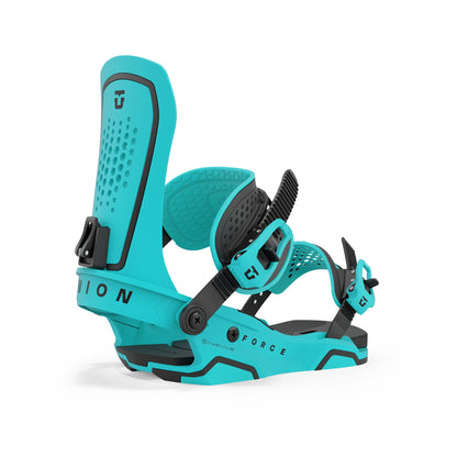 Union Men's Force Snowboard Bindings Cyan - Union Snowboard Bindings