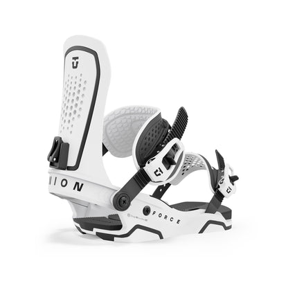 Union Men's Force Snowboard Bindings White - Union Snowboard Bindings