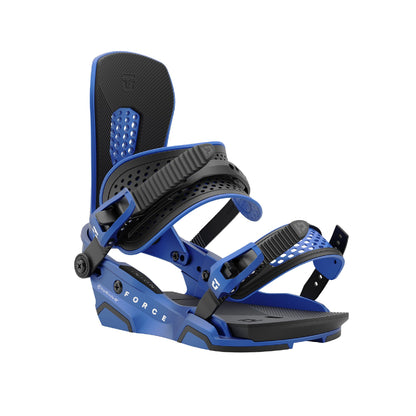 Union Men's Force Snowboard Bindings Metallic Blue - Union Snowboard Bindings