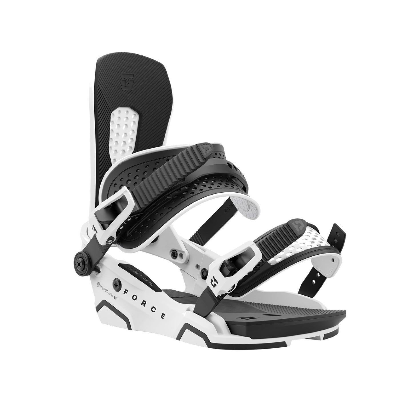 Union Men's Force Snowboard Bindings White - Union Snowboard Bindings