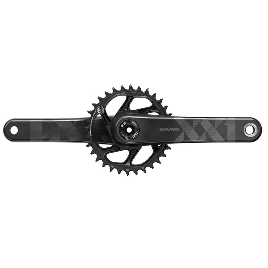 SRAM XX1 Eagle Carbon Boost Crankset - 170mm 12-Speed 34t Direct Mount DUB Spindle Interface BLK - SRAM Cranksets and Arms