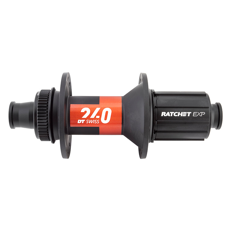 DT Swiss 240 EXP Rear Hub - 12 x 142mm Center-Lock HG 11 Road BLK/Red 24H 36pt - DT Swiss Rear Hub